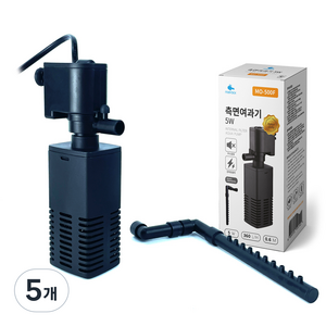 모비딕 무소음 측면여과기 MO-500F, 5개, 5W