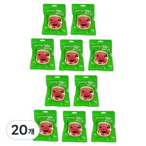글로벌이지 둥둥 아키 클레이, 3 빨강, 50g, 20개