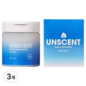 불스원 언센트 탈취제 본품, 350g, 3개