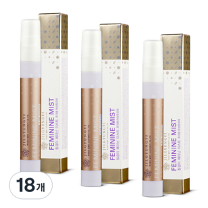 질경이 페미닌 미스트 여성청결제, 9ml, 18개