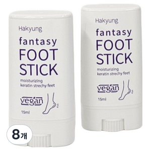 하경코스메틱 우레아 판타지풋스틱, 15ml, 8개, 1개입