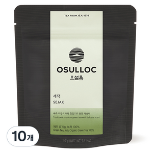 오설록 세작 녹차, 40g, 1개입, 10개