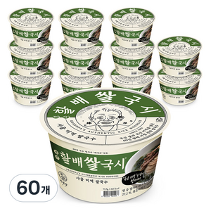 미정당 경주 할배쌀국시 사골 미역 쌀국수, 73.5g, 60개
