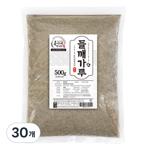 복이네먹거리 중국산 껍질째 들깨가루 탕용, 500g, 30개