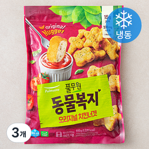 동물복지치킨너겟 오리지널, 550g, 3개