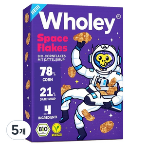 wholey 유기농 스페이스 플레이크, 300g, 5개