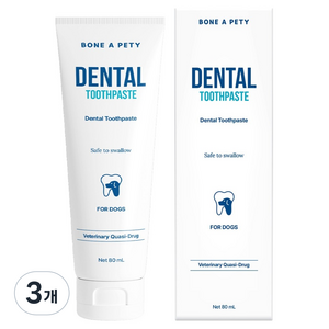 본아페티 강아지 덴탈 치약, 80ml, 1개입, 3개