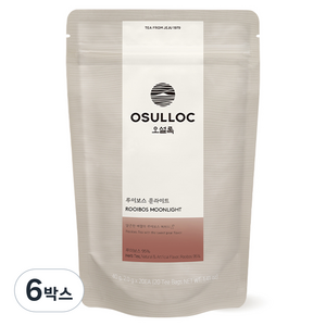 오설록 루이보스 문라이트 피라미드 티백, 2g, 20개입, 6박스