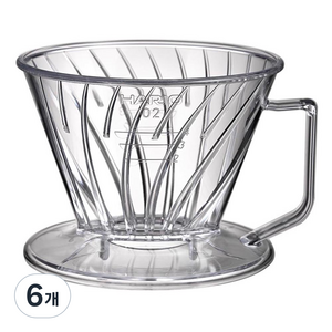 하리오 페가수스 드리퍼 PED-02-T, 300ml, 6개, 단품
