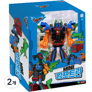 영실업 또봇V MINI 킹포트란 변신로봇 완구, 혼합색상, 2개
