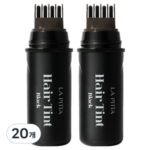 라피타 새치커버 헤어틴트 10ml, 블랙, 20개
