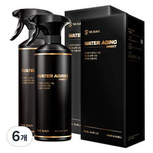더클래스 워터에이징 다이렉트 초간편 터치리스 코팅왁스, 500ml, 6개