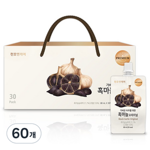 천호엔케어 흑마늘즙 오리지널, 80ml, 60개