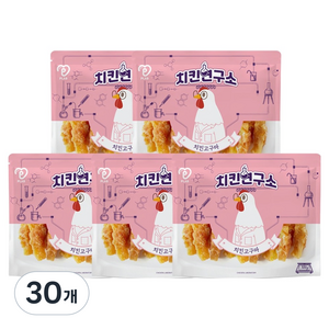 피랩 강아지 치킨연구소 치킨 고구마 간식, 닭고기, 300g, 30개