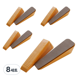 안전문 고정받침 2p, 우드, 8세트