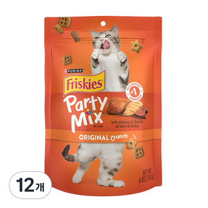 파티믹스 고양이 스낵, 오리지날, 170g, 12개