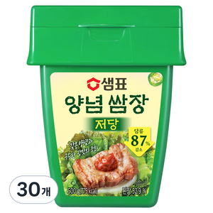 샘표 저당 양념쌈장, 500g, 30개