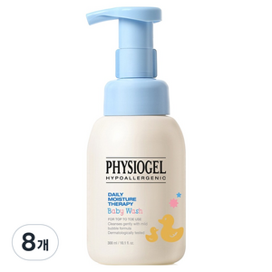 피지오겔 데일리 모이스쳐 테라피 베이비 탑투토 워시, 300ml, 8개