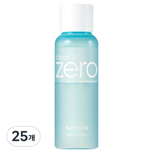 바닐라코 클린 잇 제로 립앤아이 리무버, 100ml, 25개