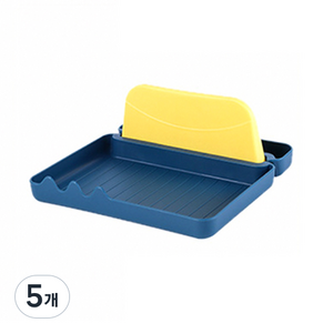 하로아 파스텔톤 주방도구 스탠드 17 x 16 x 7 cm, 블루, 5개