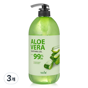 터치미 퓨리티 알로에베라 수딩젤, 1L, 3개