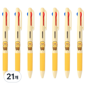 카카오프렌즈 3색 볼펜 0.7mm, 춘식이, 21개