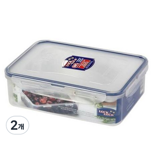 락앤락 클래식 직사각 1.6L, 2개, 밀폐용기2p