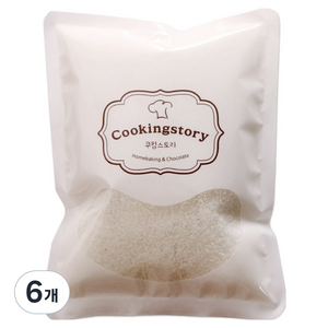 쿠킹스토리 건조 코코넛 분말, 200g, 6개