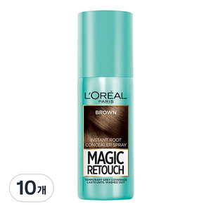 로레알파리 매직 리터치 헤어스프레이 75 ml, 브라운, 10개