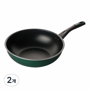 도루코 퓨어 라이트 애쉬그린 IH 궁중팬, 28cm, 2개