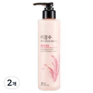 더페이스샵 미감수 브라이트 페이셜 클렌징 로션, 200ml, 2개