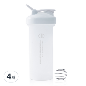 삼대오백 쉐이커 프리미엄 보틀, 화이트, 1.2L, 4개