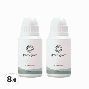 그린그램 칼슘파우더 과일 세척제, 150g, 8개