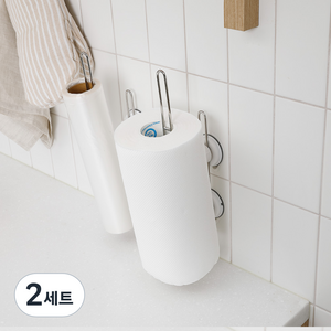 글라스터 키친타올 걸이 + 보조패드 2p, 혼합 색상, 2세트
