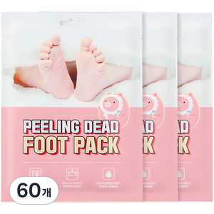 미팩토리 필링 데드 풋 팩, 1개입, 60개, 40g