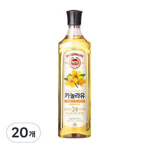 해표 카놀라유, 900ml, 20개