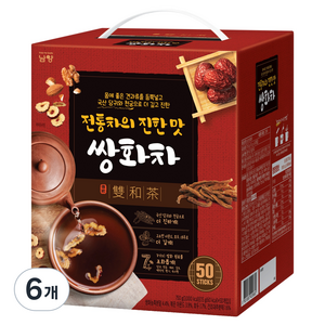 남양유업 전통차의 진한 맛 쌍화차, 6개, 50개입, 15g