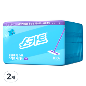 스카트 물걸레 청소포 스마트 베이직, 2개