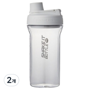 락앤락 프로 트라이탄 쉐이킷보틀 ABF944LGRY, 라이트그레이, 850ml, 2개