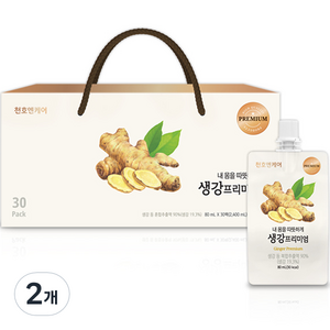 천호엔케어 내 몸을 따뜻하게 생강즙 프리미엄 30p, 2.4L, 2개
