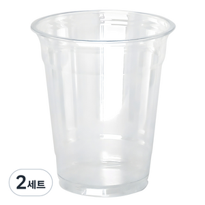 블룸엣홈 PET 일회용 투명컵, 410ml, 25개, 2세트