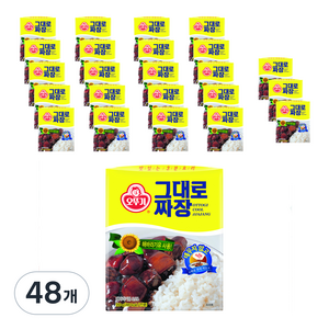 오뚜기 그대로짜장, 200g, 48개