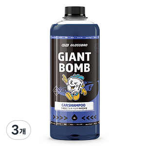 글로스브로 자이언트밤 대용량 카샴푸, 1L, 3개