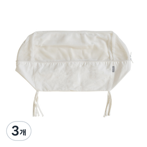울리 반려동물 에티켓 메쉬망, 아이보리, 3개