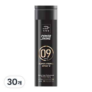 미쟝센 파워스윙 슈퍼 스트롱 스프레이 9, 200ml, 30개