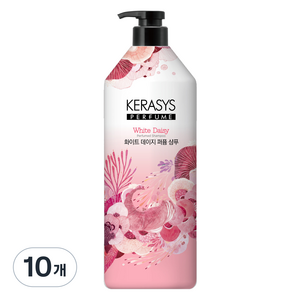 케라시스 퍼퓸 샴푸 화이트 데이지, 10개, 1L