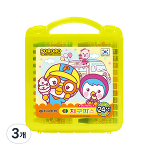 지구화학 뽀로로 크레파스, 24색, 3개