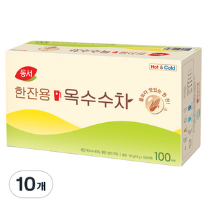 동서 한잔용 옥수수차, 1.5g, 100개입, 10개