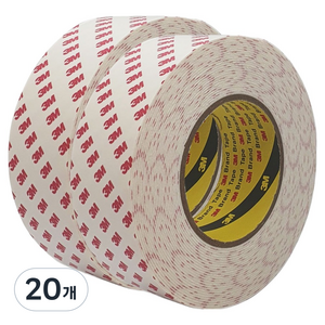 쓰리엠 PE 폼 양면테이프 화이트 48mm x 10m, 20개