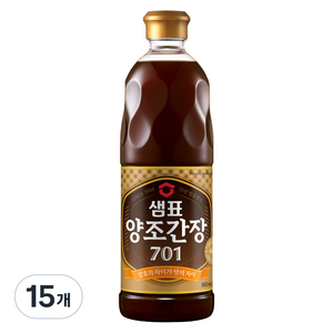 샘표 양조간장 701, 860ml, 15개